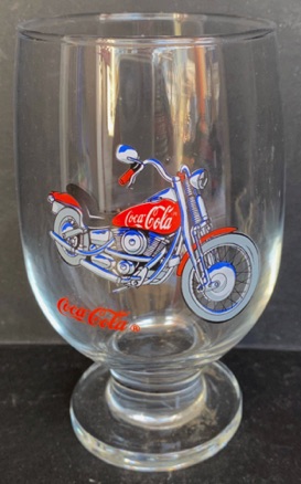 311003-1 € 4,00 coca cola glas met voet afb motor D6,5 H 13 cm.jpeg